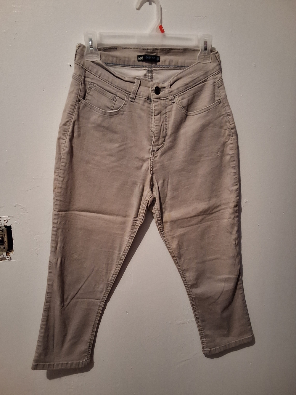 Lee Easy Fit Light Gray Straight Jeans